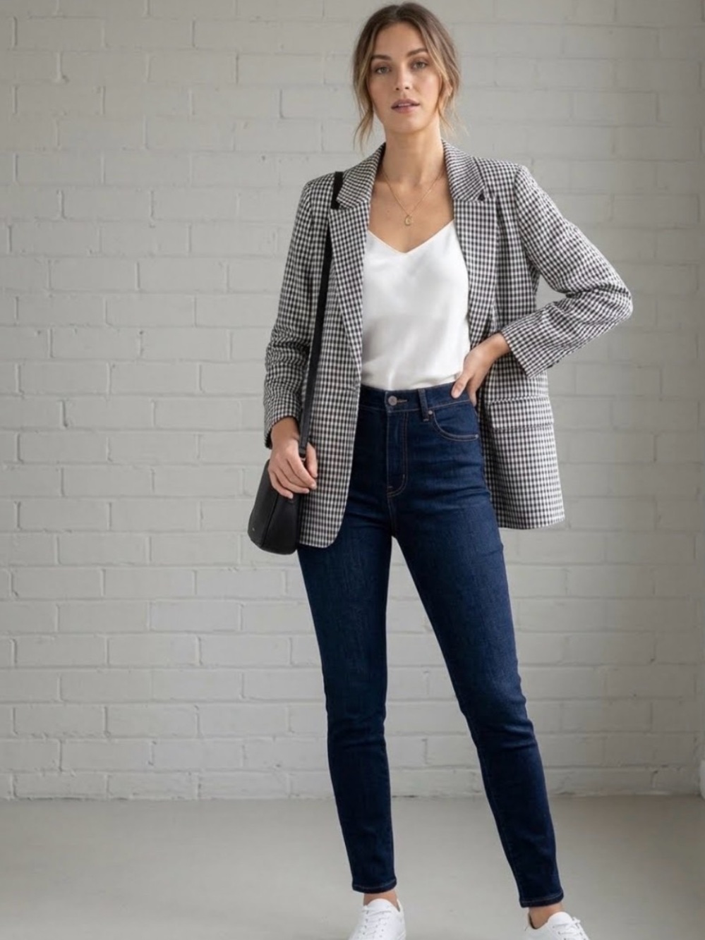 First Love Women's Skinny Jeans in Dark Blue Wash